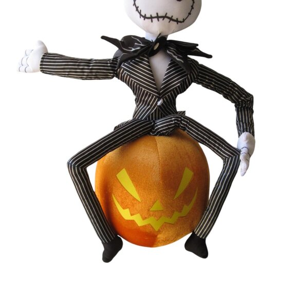 Jack Skellington Pumpkin King 19" Plush Nightmare Before Christmas HALLOWEEN - Picture 5 of 11